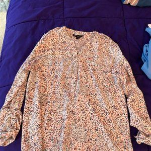 Womens Medium Floral Blouse